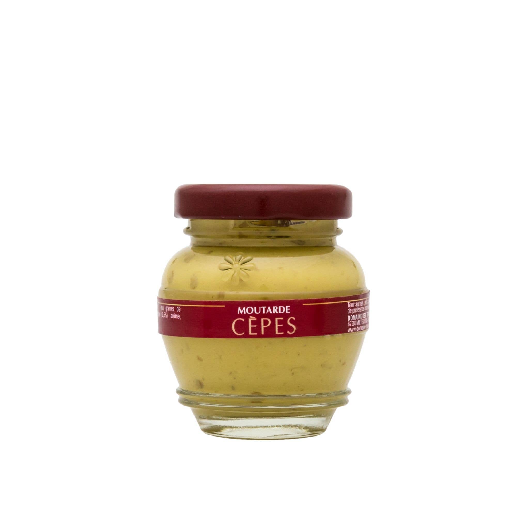 DOMAINE DES TERRES ROUGES - Wholesale Mustard - Porcini Mustard 55 g0