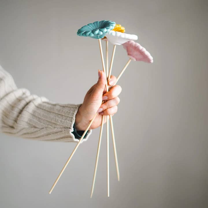 CerAmor Cerâmica – wholesale Konstgjorda blommor – Kamomillblomma i keramik1