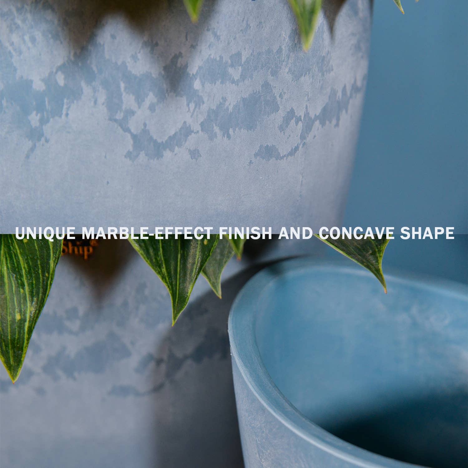 Greenship Garden USA - Wholesale Plant Pot - Greenship Decorative Bowl Planter, L.5.5"x W.3.9"x H.5.9"3