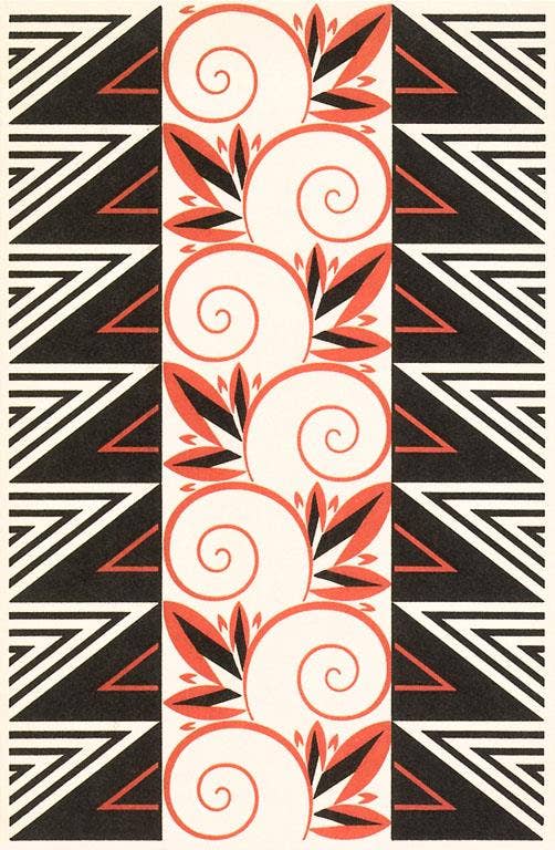 Found Image Press – Íman por atacado – Padrão Geométrico Magnet AD-6040