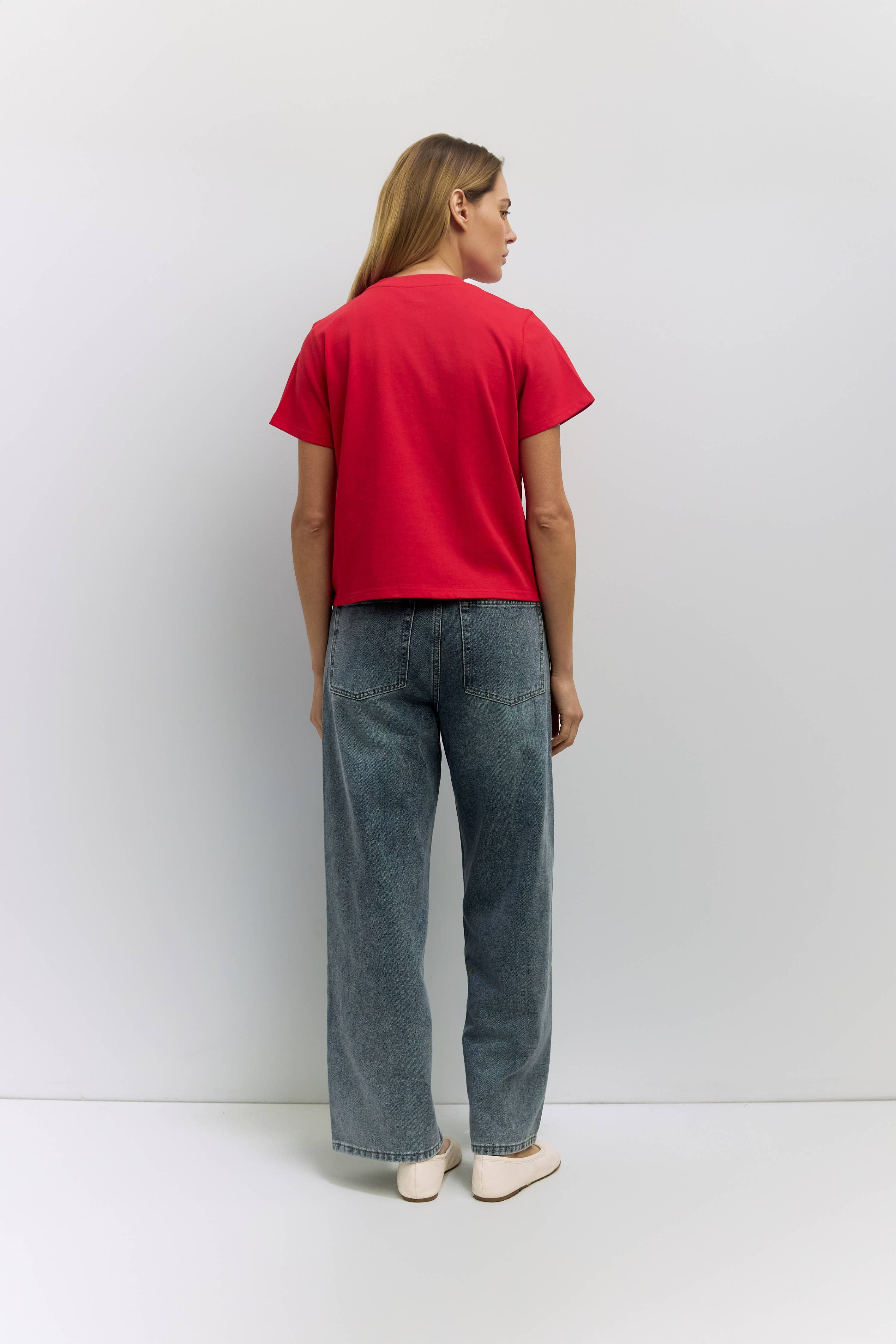 MOD REF – T-shirt – Mulher por atacado – The Lanie Top | Camiseta de Algodão Pesado Feminina9