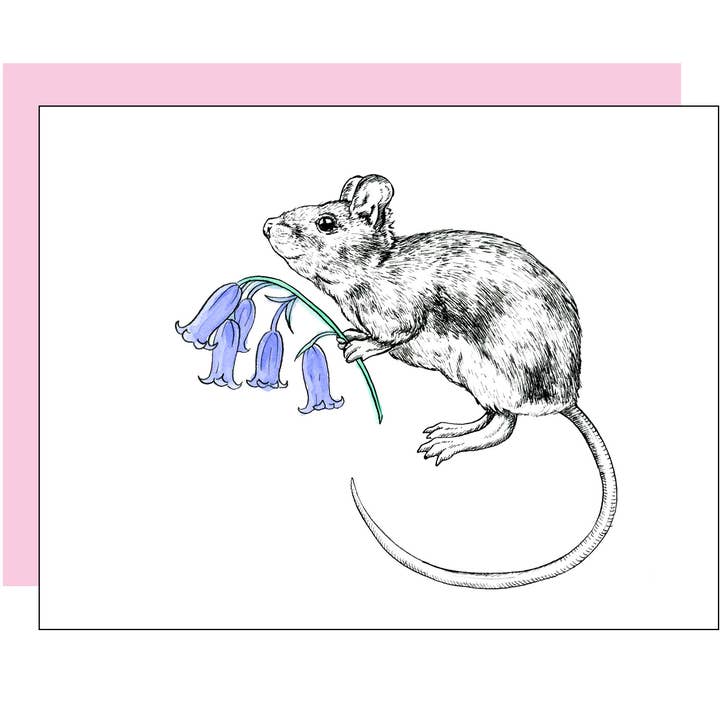 Mouse Card for wholesale by Erin A. Ellis
