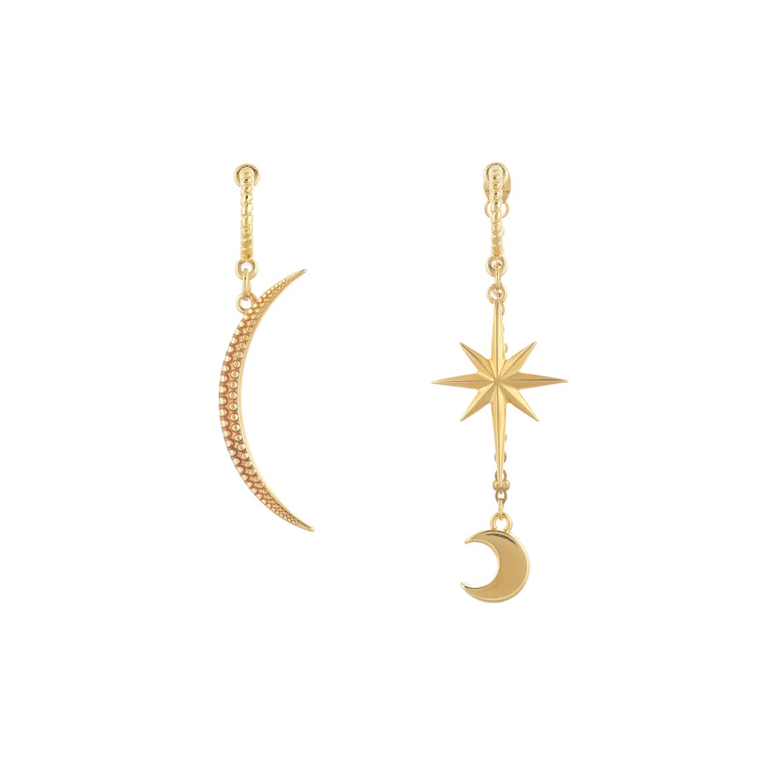 SUSANA FARINHA JEWELRY - Vente Boucles d'oreilles pendantes - Boucles d'oreilles Gold Moon