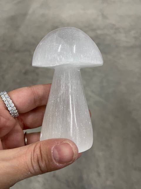Casablanca Exports - Vendita all'ingrosso Pietra/cristallo spirituale - Fungo di Selenite Lucidato 10 cm0