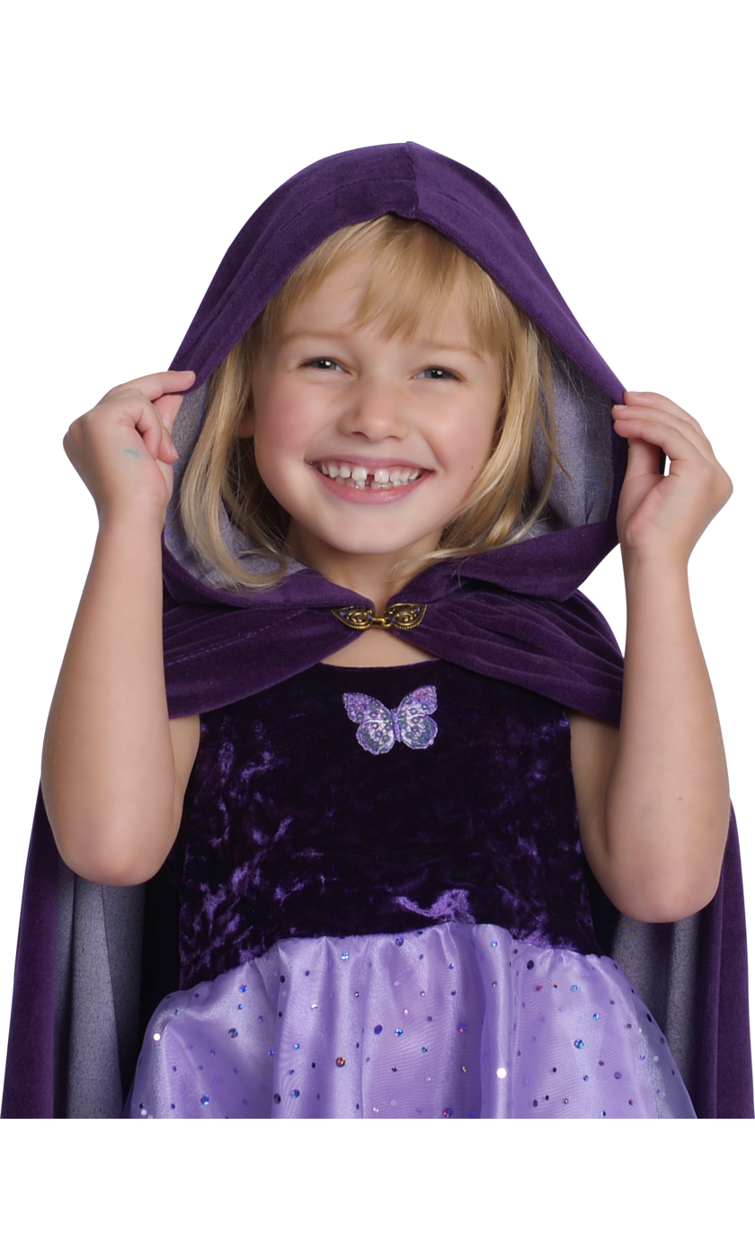 Fairy Finery Inc – wholesale Cape – Child – Storybook Cotton Velour Cape for Kids3