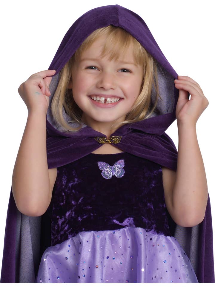Fairy Finery Inc – Großhandel Cape – Kinder – Storybook Cape aus Baumwollvelour für Kinder3