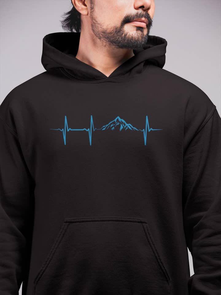 Hunt Hook Eat - Wholesale Hoodie - Men's - Mountain Pulse Hoodie