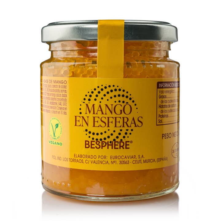 Mango in sfere Besphere, 200g Tropical, perle, dolci per la vendita all'ingrosso da parte di Eurocaviar