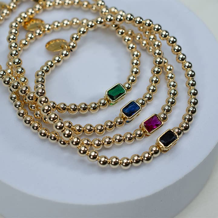 Perlenarmband mit Schmucksteinen für den Großhandel von Splash Jewelry & Accessories