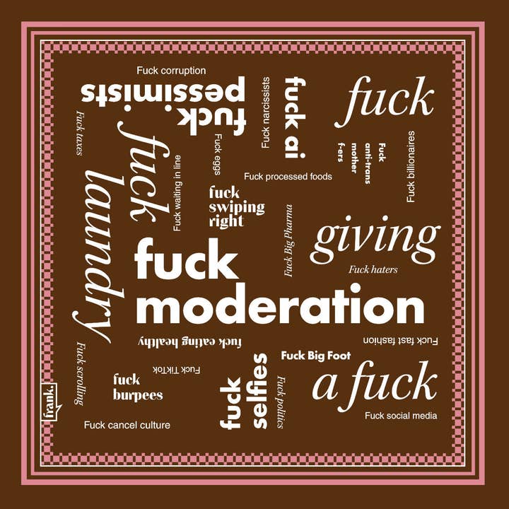 Fuck Moderation Bandana for wholesale by frank.