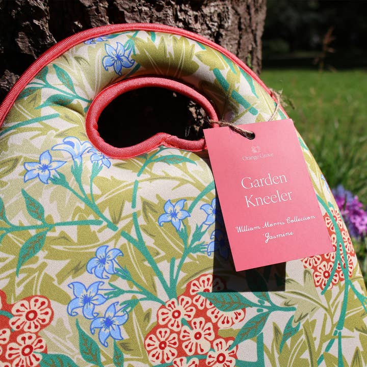 Robert Frederick Ltd - Wholesale Garden Tool - Orange Grove Garden Kneeler - William Morris Design - Padded Memory Foam4