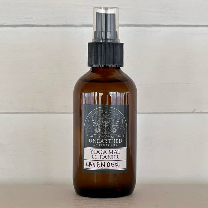 Unearthed Naturals - Wholesale Yoga Mat Cleaner - Yoga Mat Cleaning Spray 4 oz - Natural Cleaner Safe for Yoga1