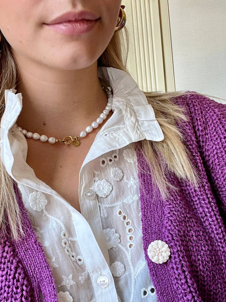 Math robe Navy Necklace for wholesale by Bonnie Studios