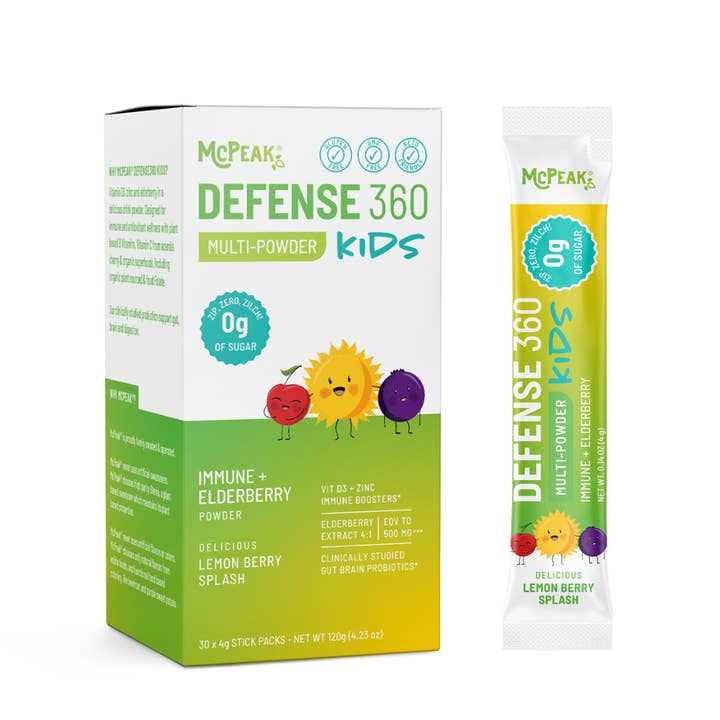 McPeak® - Wholesale Oral Supplement/Vitamin - McPeak® Defense 360 KIDS Multivitamin powders