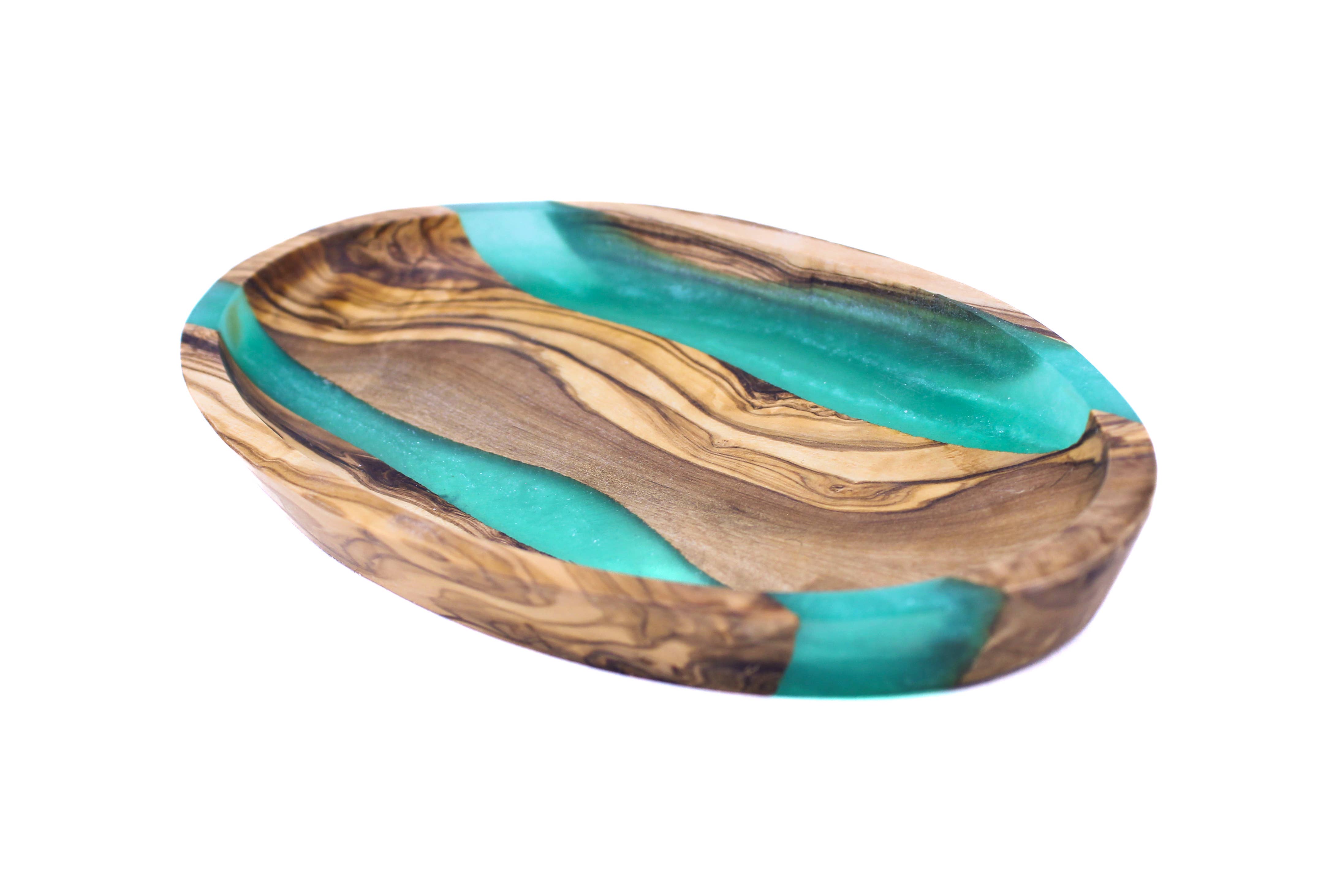 Natural OliveWood - Wholesale Condiment/Dip Bowl - Olive Wood Resin Dipping Dish5
