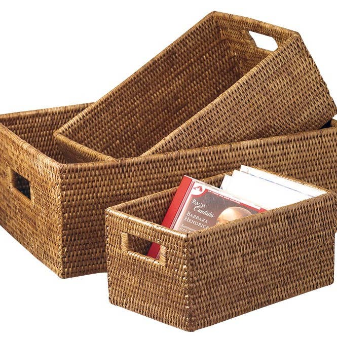 Set of 3 Trio Set Honey baskets for wholesale by Pagan