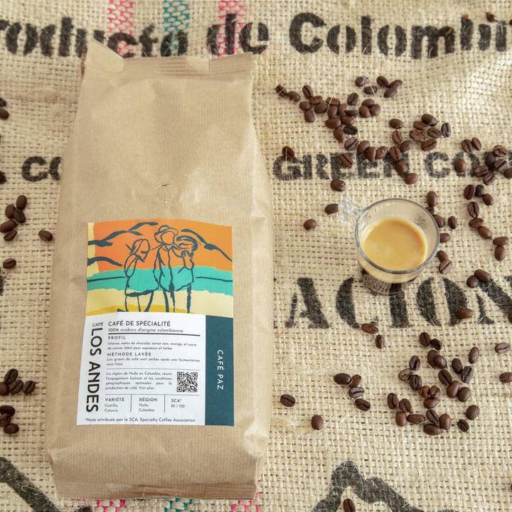 Café Paz 1kg in beans for wholesale by Café Los Andes