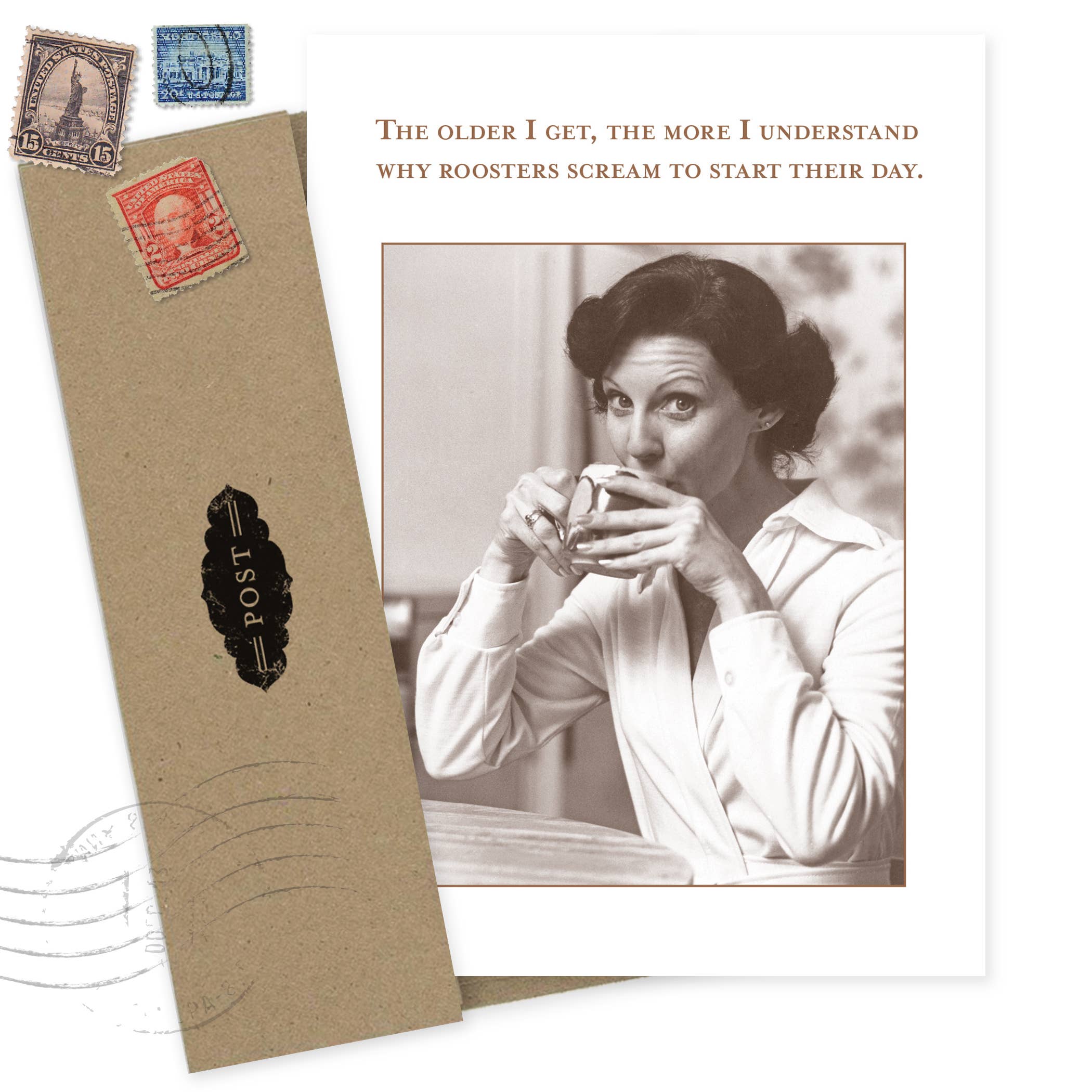 Shannon Martin Design - Wholesale Birthday Card - Roosters Birthday Card2