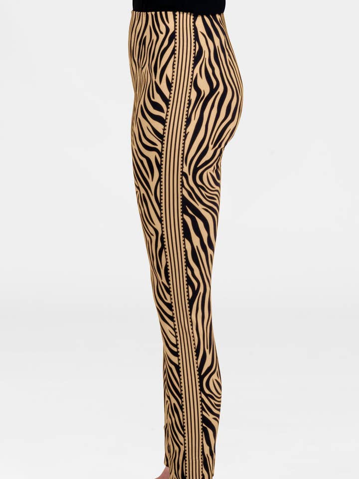 Gretchen Scott LLC - Wholesale Pants - Women's - Gripeless Pull On Pants- Animal Instincts2