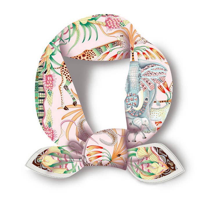 Silky Animal Print Scarf – Mother's Day Gift_CWASC0643 for wholesale by ACCITY