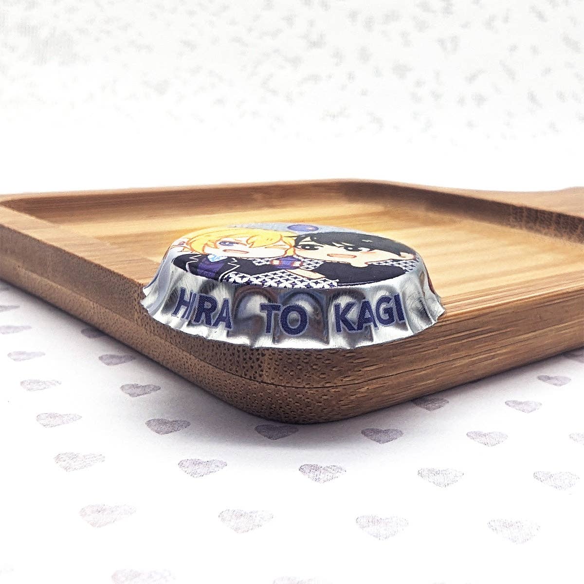 squibblefu - Wholesale Lapel Pin/Button - Pocari Sweet | Hirano to Kagiura | Bottle Cap Pin-back Button8