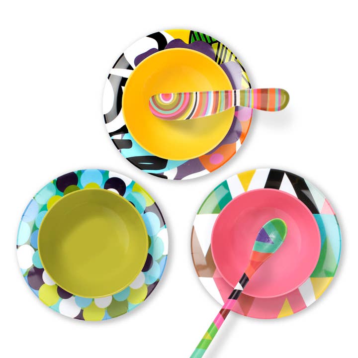 French Bull - Wholesale Appetizer Serveware - Assorted 6.5" Appetizer Plate - Set of 61