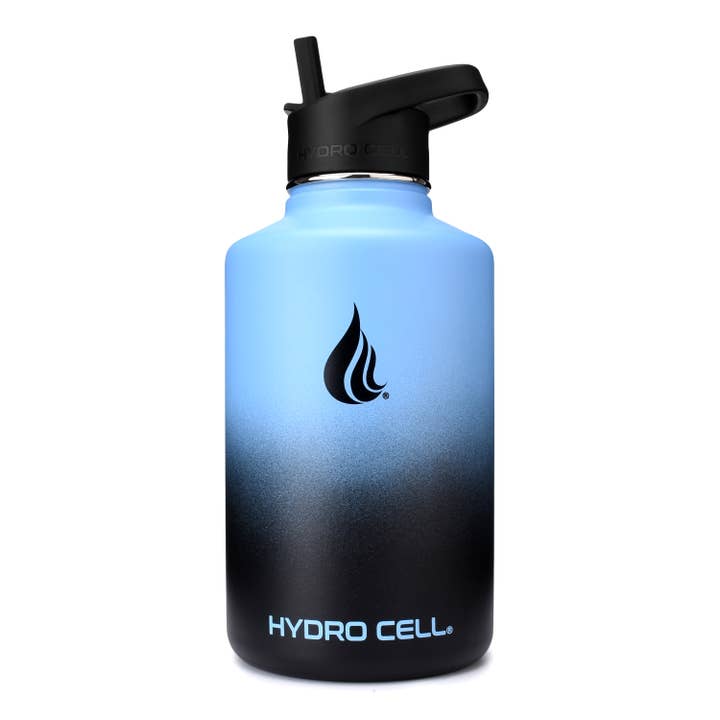 Blue/Black 64oz Wide for wholesale by Hydro Cell