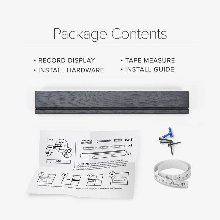 Well Made - Wholesale Wall Mounted Shelf - Vinyl Record Display Shelf - Single Records Only3