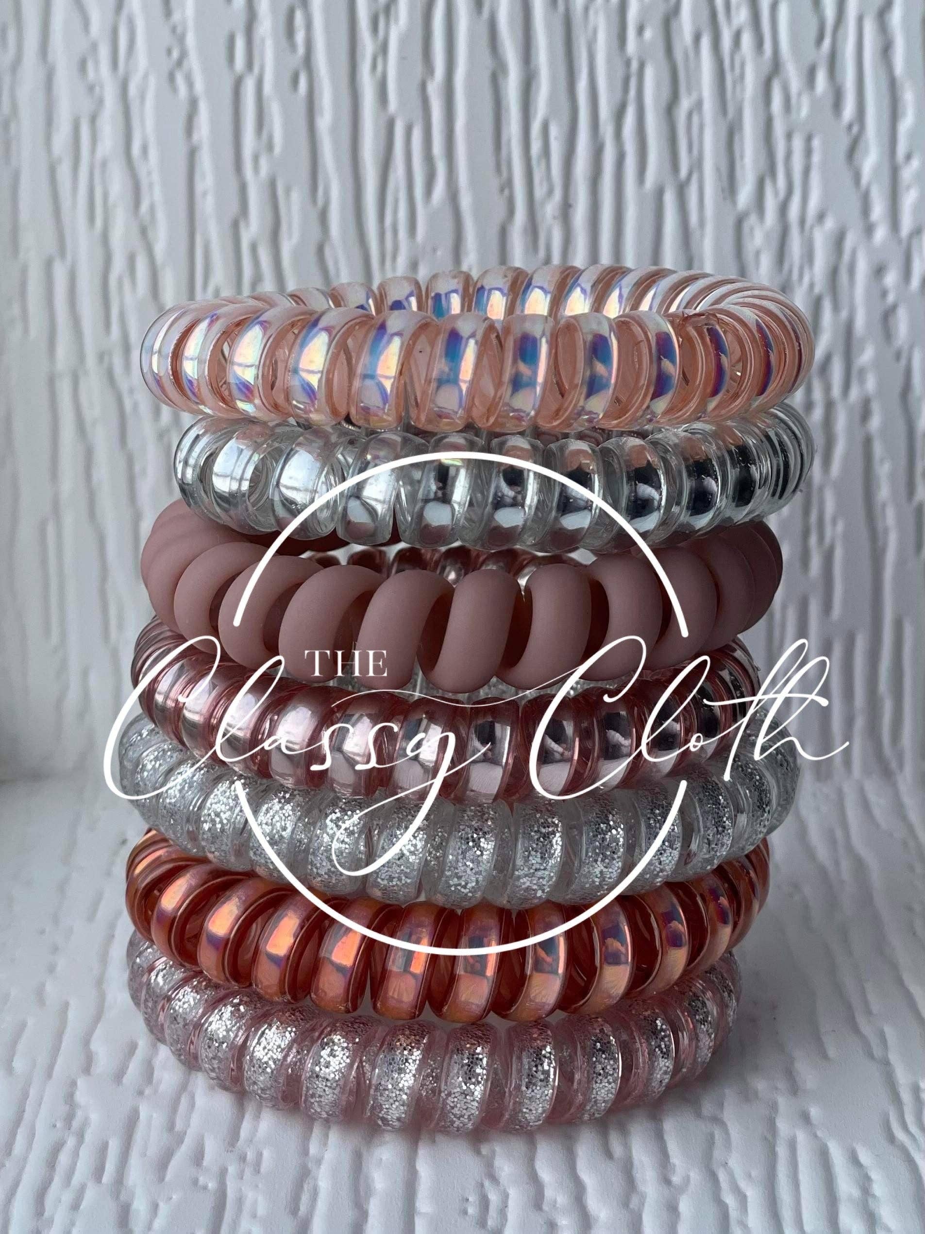 The Classy Cloth WS - Wholesale Hair Tie - Hair Coil 'Thank You!' 25 pack - RTS9