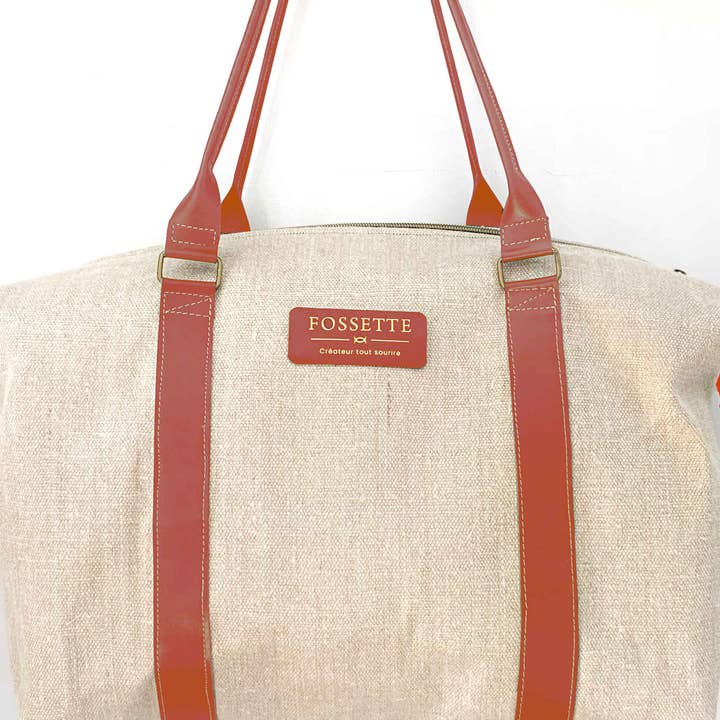 48-uurs tas - Natuurlijk hennepleer nachtblauw voor wholesale door Fossette