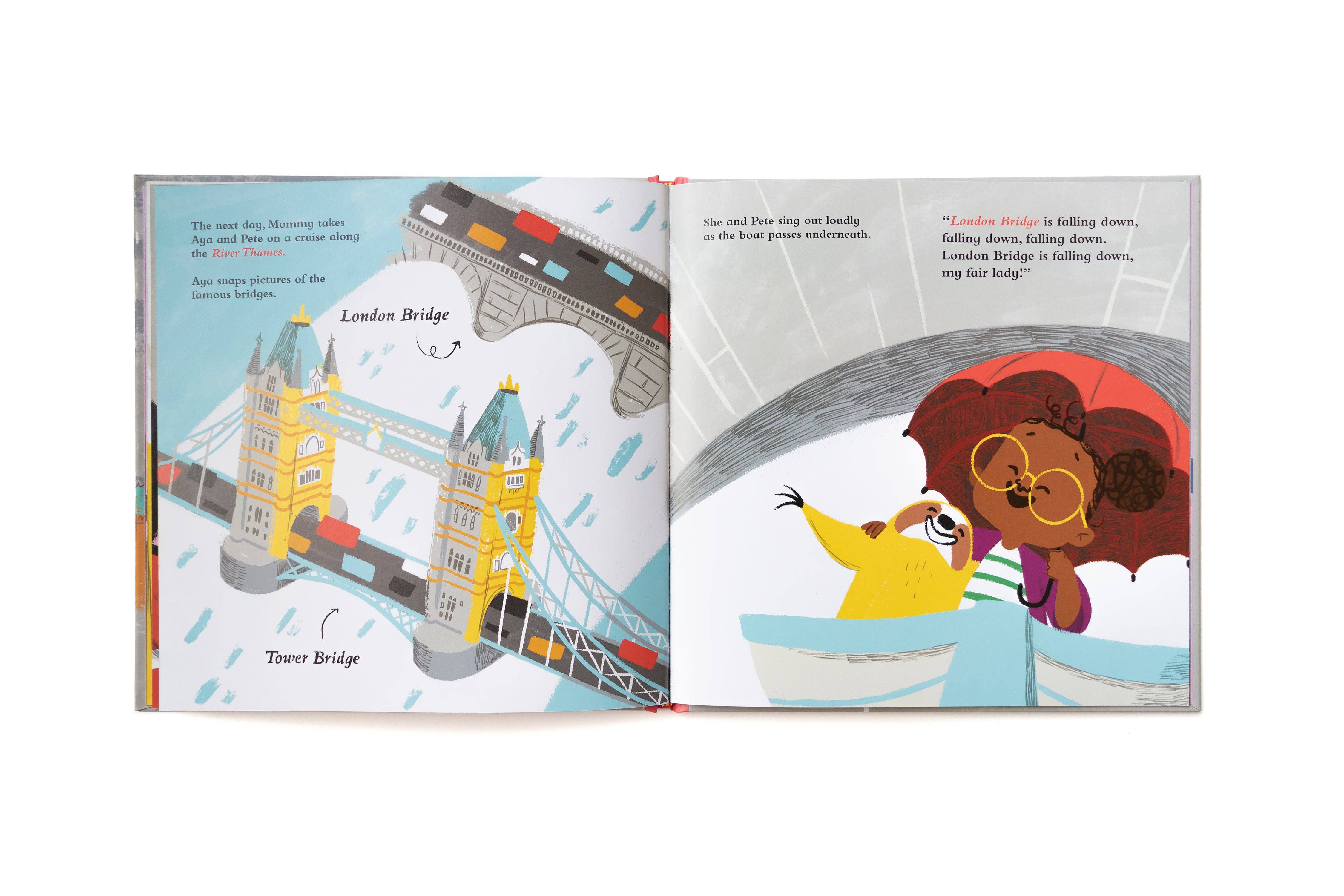 Aya & Pete – Livro para aprender a ler (6 a 8) por atacado – As incríveis aventuras de Aya & Pete em Londres! [Capa dura]1