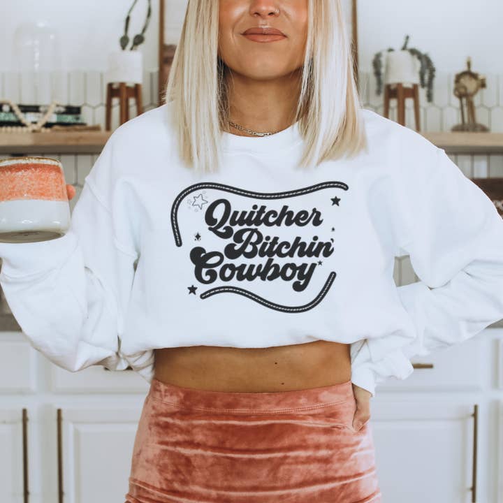 Quitcher Cowboy Tee for wholesale by The Hive Boutique Wholesale