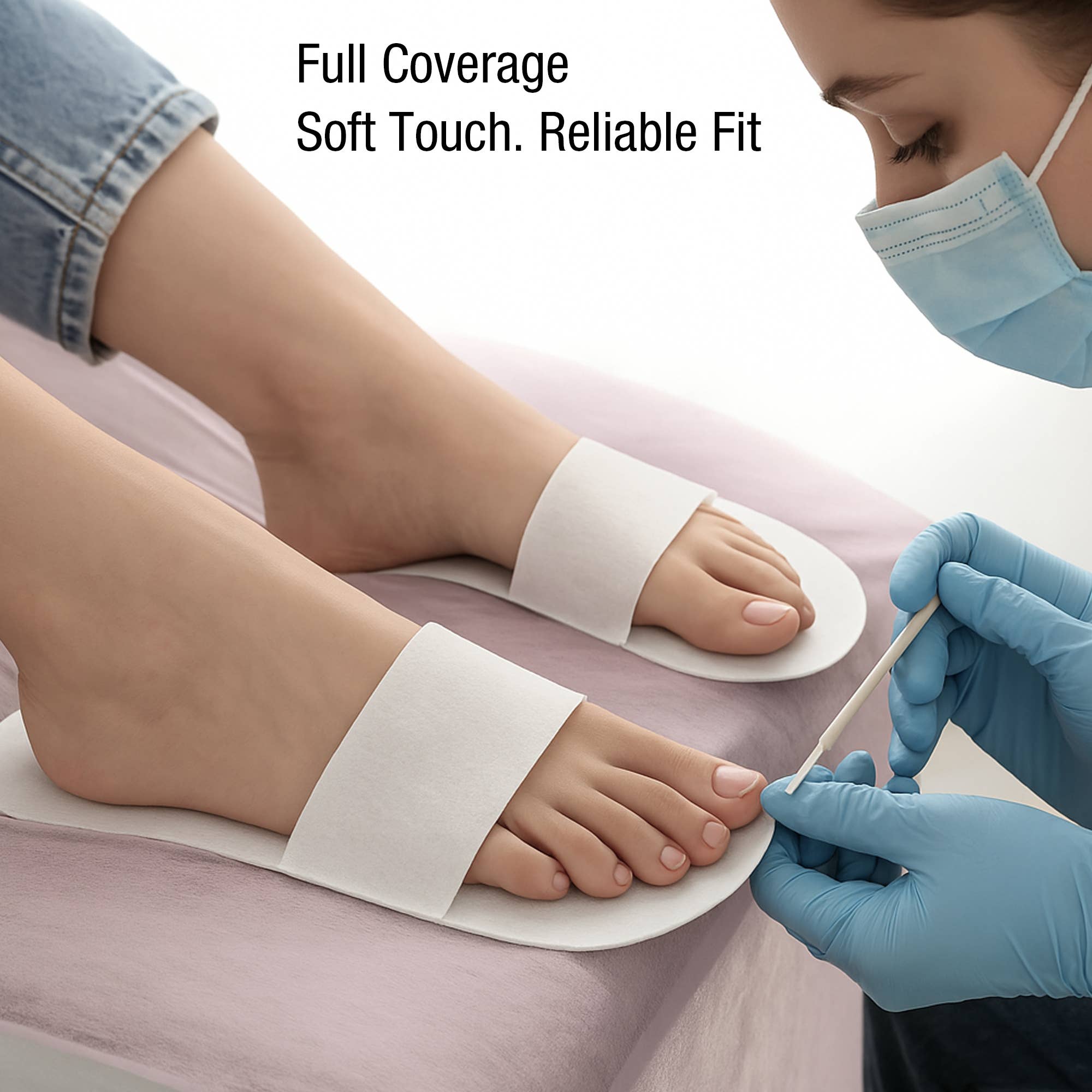 Appearus Products Corp. - Wholesale Moisturizing Socks - Disposable Pedicure Foot Guards Hygienic Single-Use Covers 3