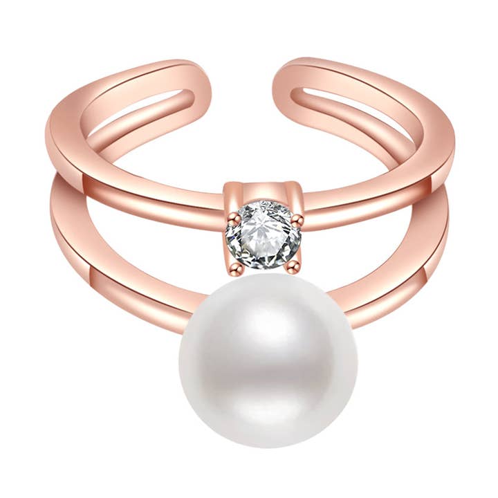 New Yorker Freshwater Pearl Ring WR00062 for wholesale by PEARLY LUSTRE
