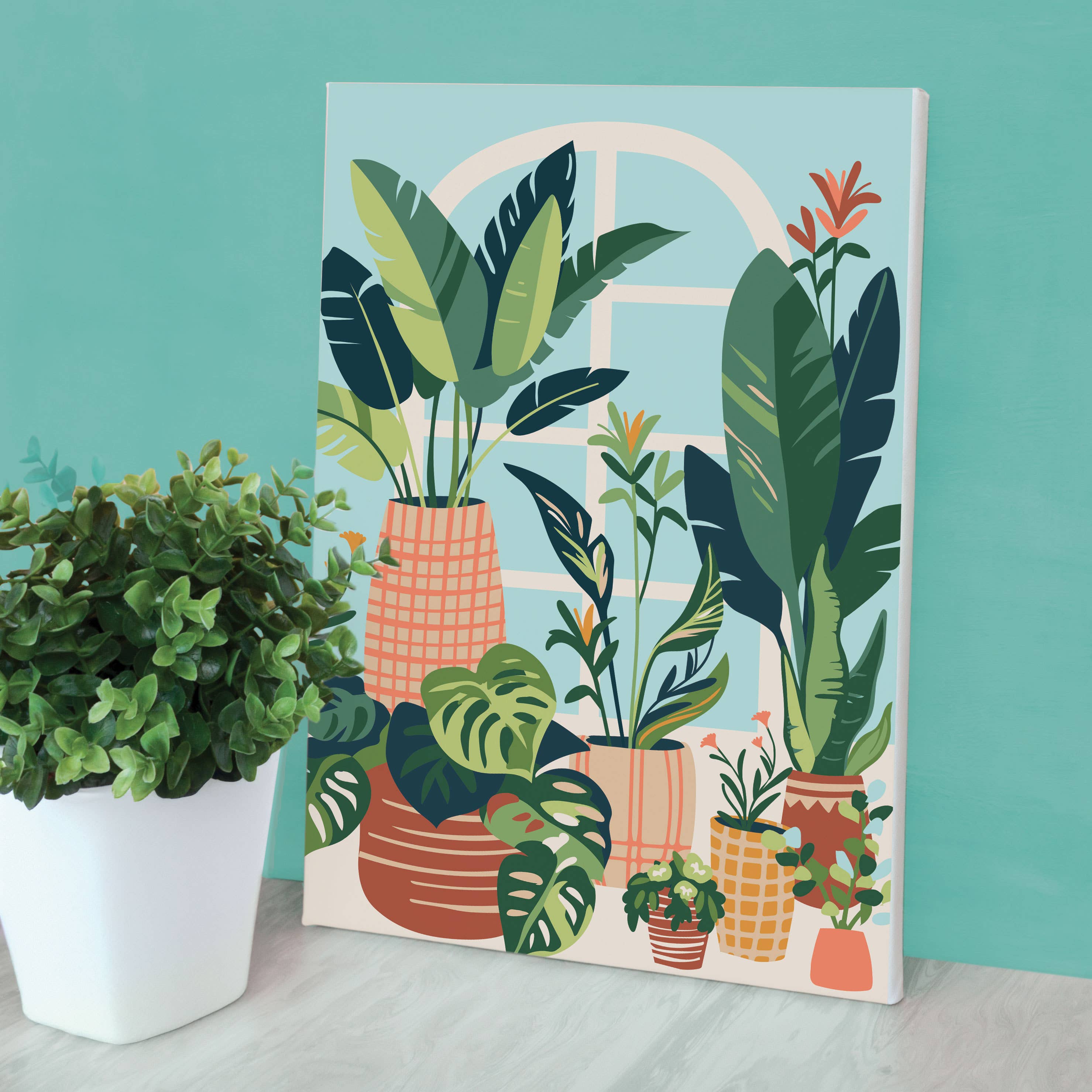 Graine Créative - Vente Kit de bricolage - PEINTURE AU NUMERO 30x20 URBAN JUNGLE3