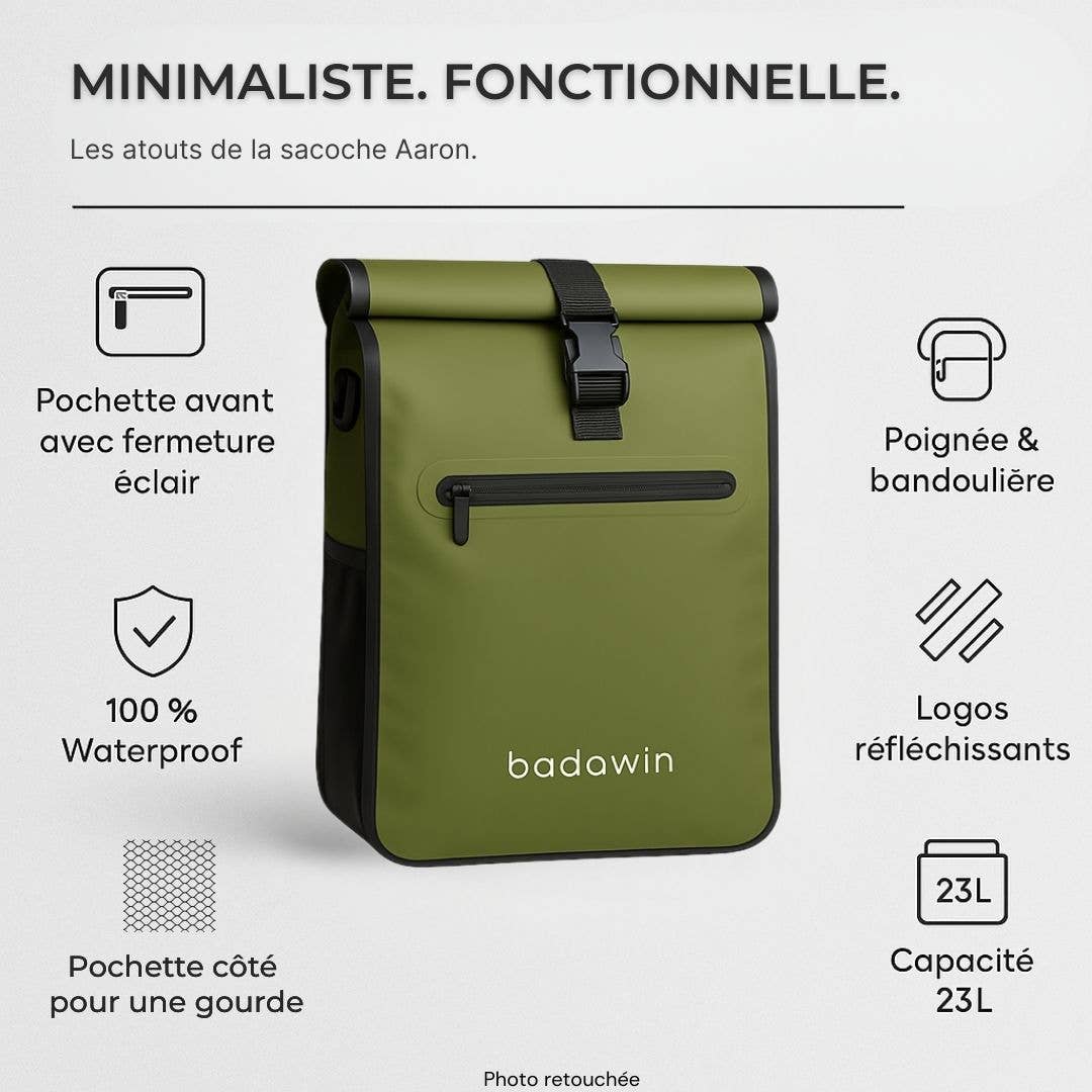 BADAWIN - Wholesale Biking Accessories - Aaron Green Badawin Bicycle Luggage Carrier Bag 9