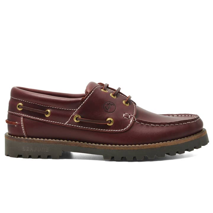Seajure - Venta al por mayor Zapatos náuticos - Hombre - Náuticos de Hombre Seajure Oran Cuero Burdeos
