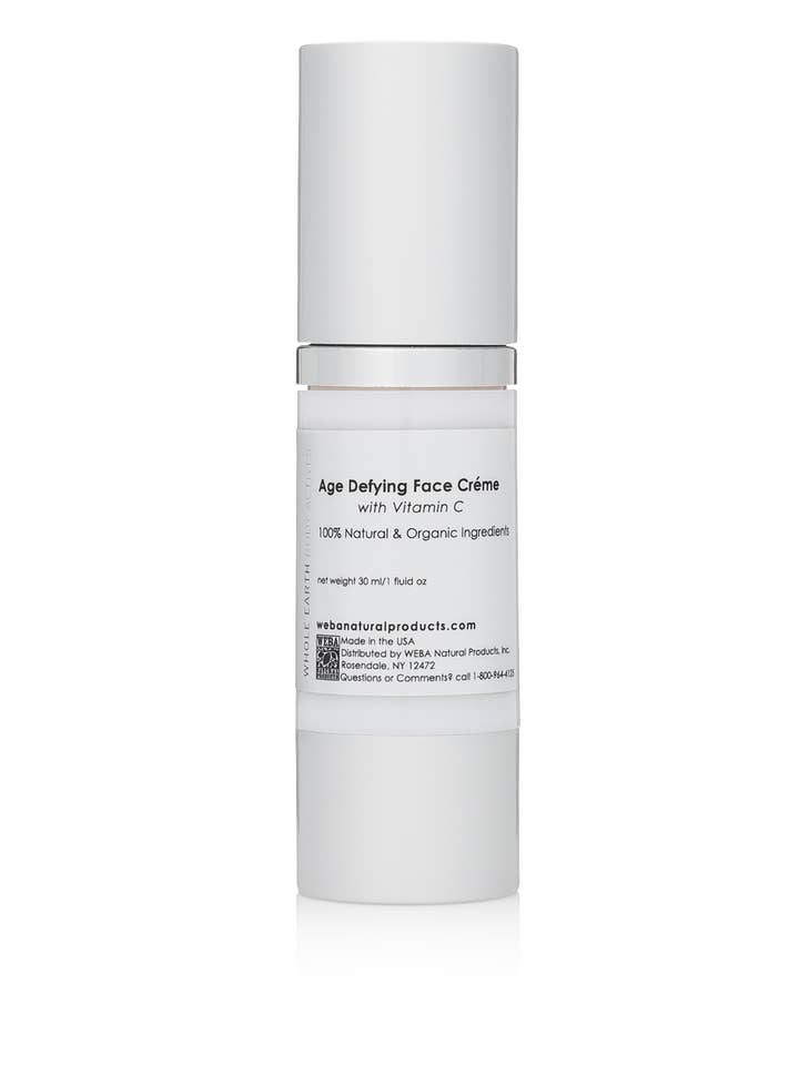 Vit défiant l'âge. C Crème Visage avec Niacinamide pour la vente par WEBA Natural Products, Inc.