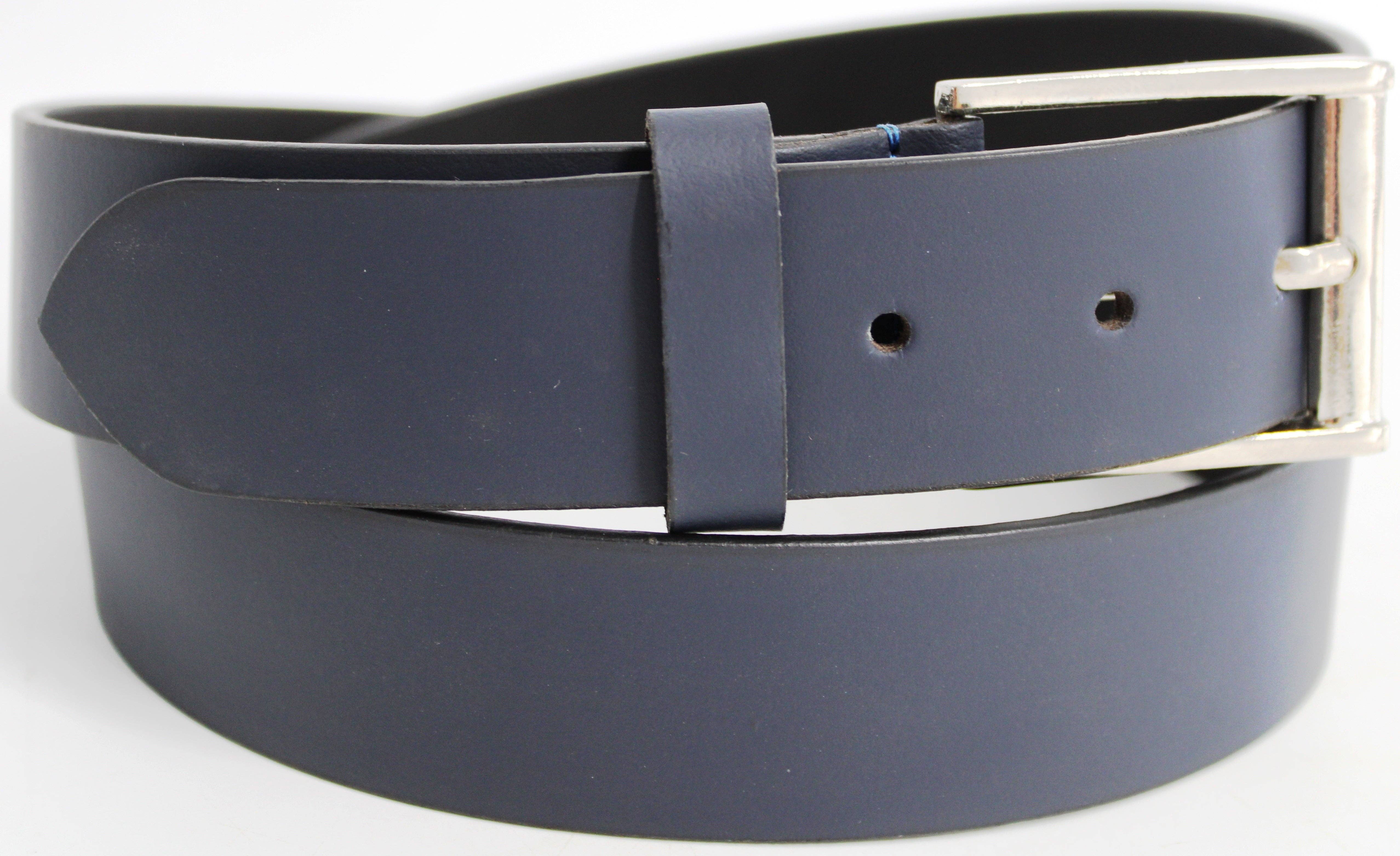 hide & chic – wholesale Belt – Women's – Genuine Full Grain Leather Belt. Colour: Navy.7