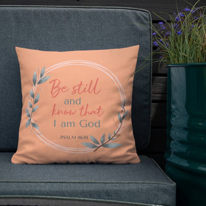 Be Still - Premium kussen voor wholesale door iPhrase