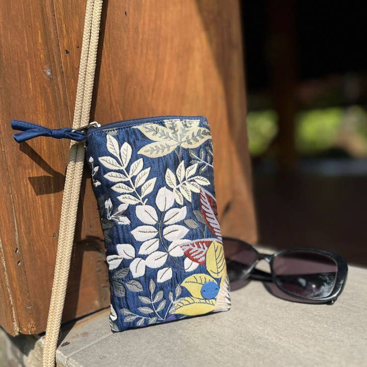 Estojo para Óculos com Jacquard Floral de Primavera por atacado de Earth Squared