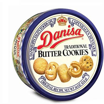 Danisa Premium Butter Cookies– 12 Tins/Case, 16oz(454g) for wholesale by Takari International, Inc.