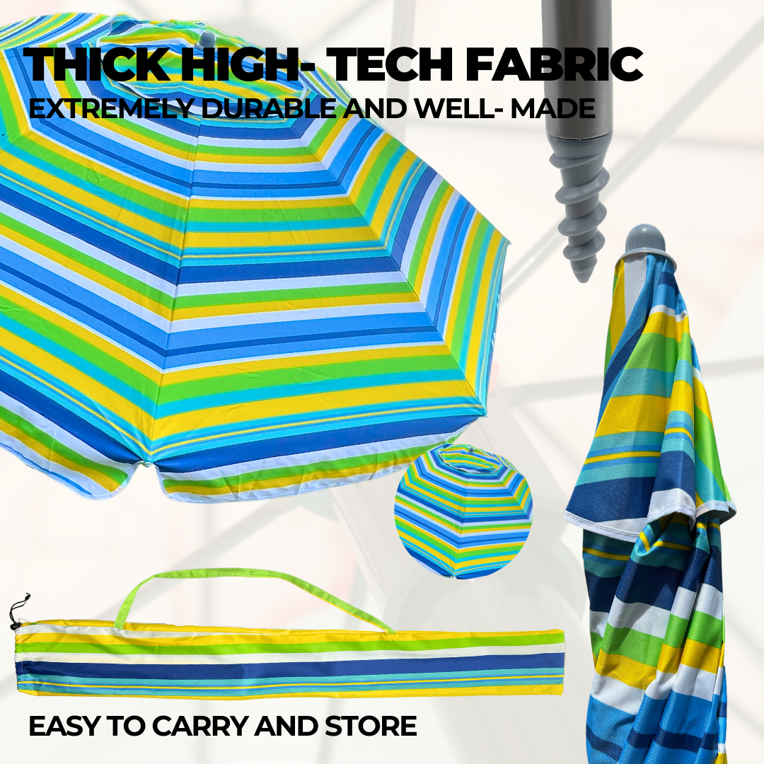 ROFFT USA LLC - Vendita all'ingrosso Ombrellone da spiaggia - Ombrellone da Spiaggia ROFFT 2 m in acciaio e alluminio resistente43