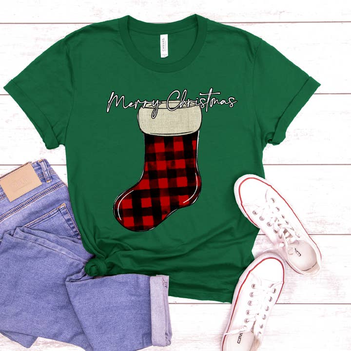 Merry Christmas- Stocking for wholesale by Southern Attitude Designs Inc