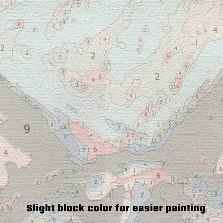 Heather Freitas - Wholesale DIY Craft Kit - Lilac Cat - Paint by Numbers Kit1