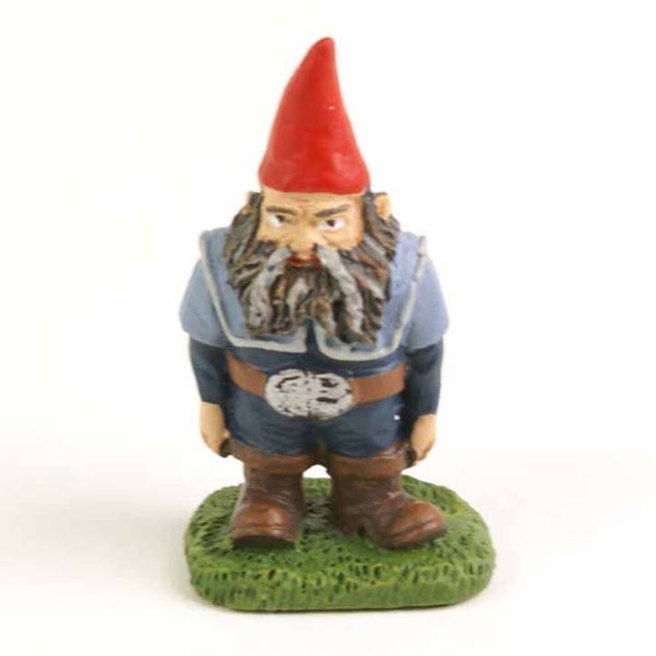 Figura de jardín de microhadas de Nick the Gnome de Fiddlehead para venta al por mayor de Fairygoodies