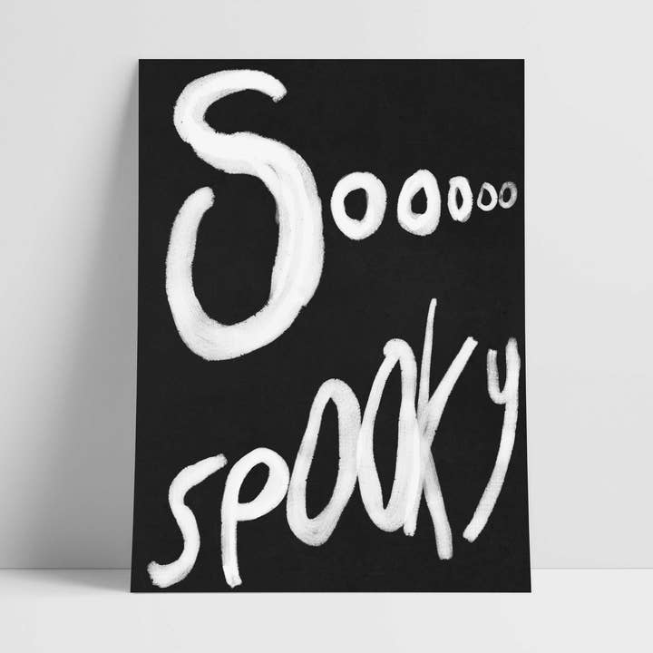 Soooo Spooky - Halloween Special Fine Art Print for wholesale by Orla and the Gang