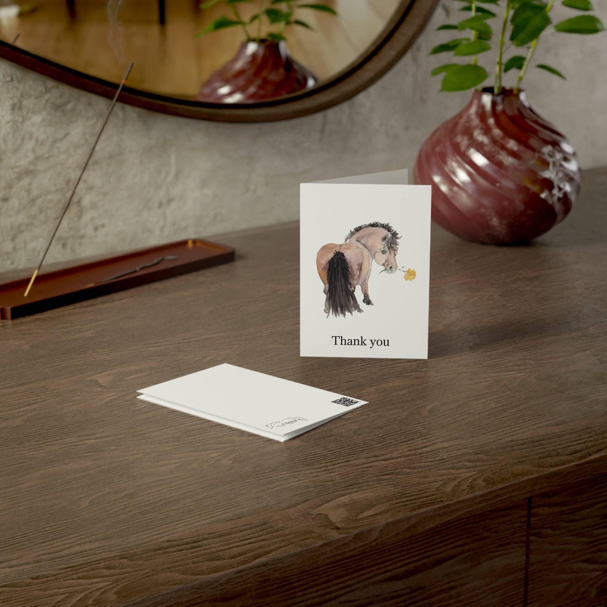 Sona Equestrian - Wholesale Christmas Card - Adorable Ponies Single Greeting Card1