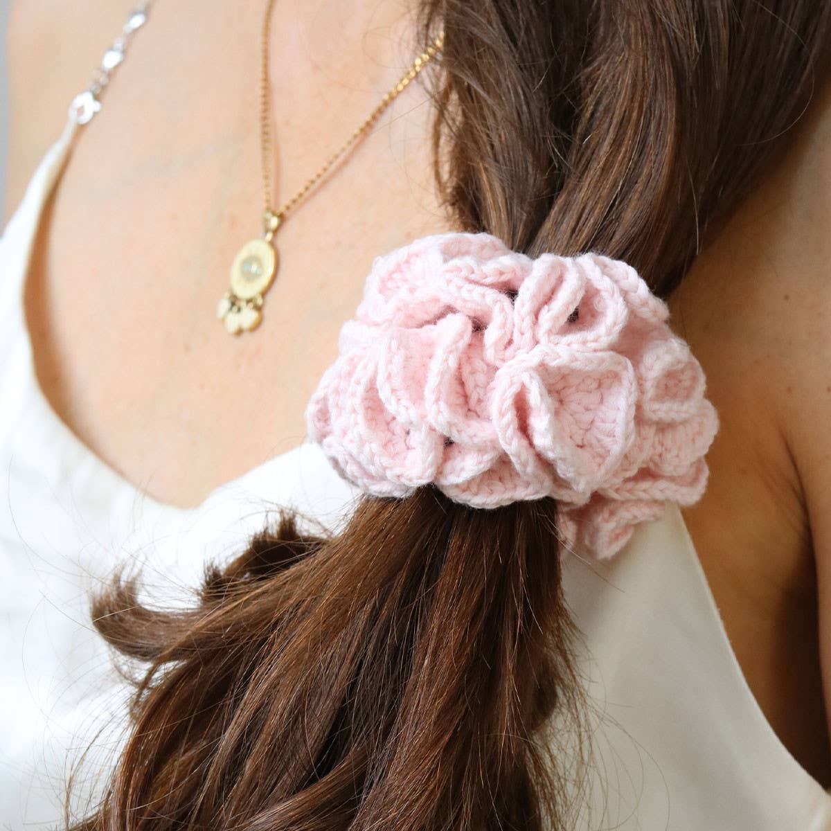 La Petite Épicerie - Wholesale DIY Craft Kit - DIY Haberdashery - My Crochet Scrunchies - Sorbet2