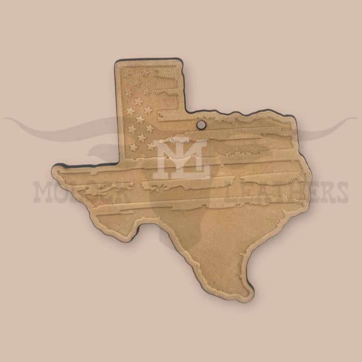 Molock Leathers, LLC - Wholesale Car Freshener - Unisex - USA Texas Leather Fresh Hide